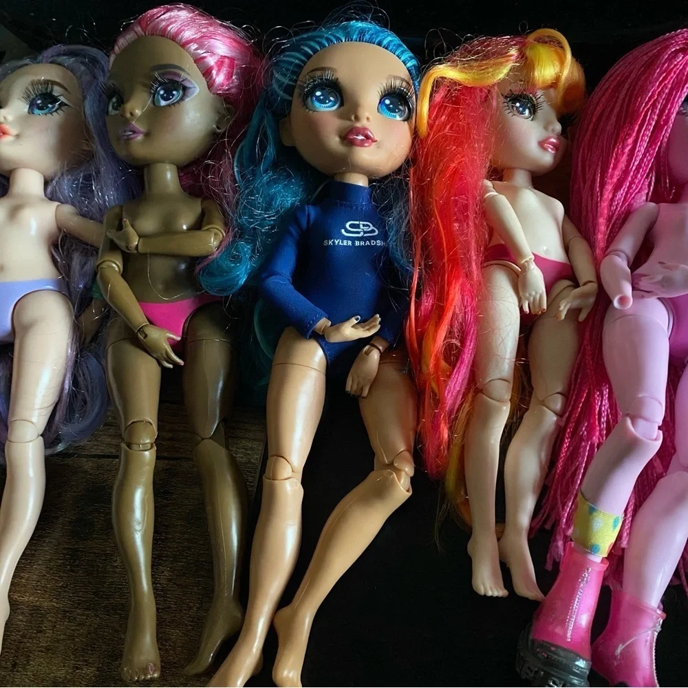 5 Rainbow High Colorful Fashion Dolls Pinkie James Amaya Holly Daria Violet